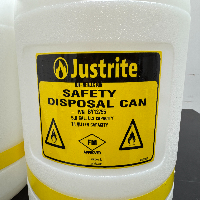 Justrite Safety Disposal Can; Quantity: 6 image 2